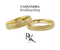 Cassandra Wedding Ring with Name Engrave