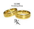 Clark Wedding Ring with Name Engrave