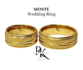 Monte Wedding Ring with Name Engrave