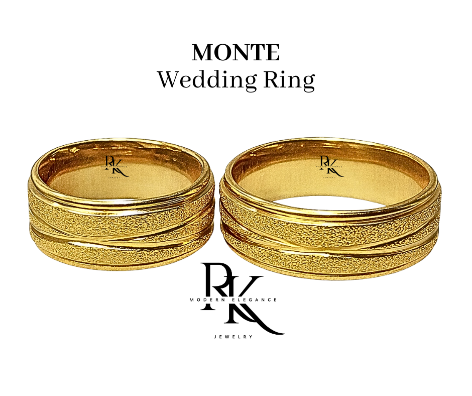Monte Wedding Ring with Name Engrave